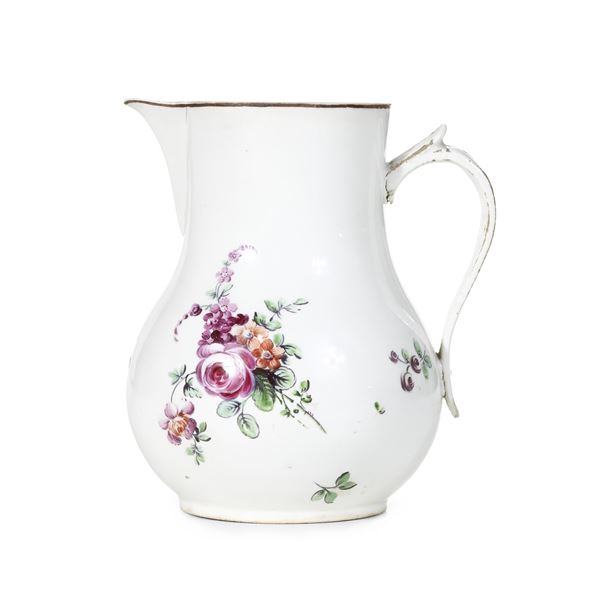 Piccola caffettiera Torino, Manifattura di Vinovo, periodo Hannong, 1776-1779 