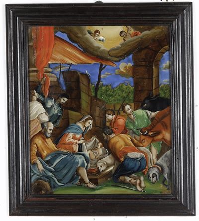Scuola Veneta del XVIII Secolo Adorazione dei Pastori e Adorazione dei Magi