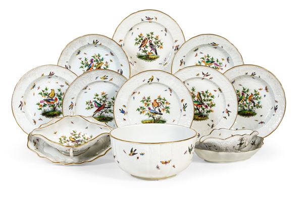Parte di servizio da tavola Meissen, primo quarto del XX secolo 