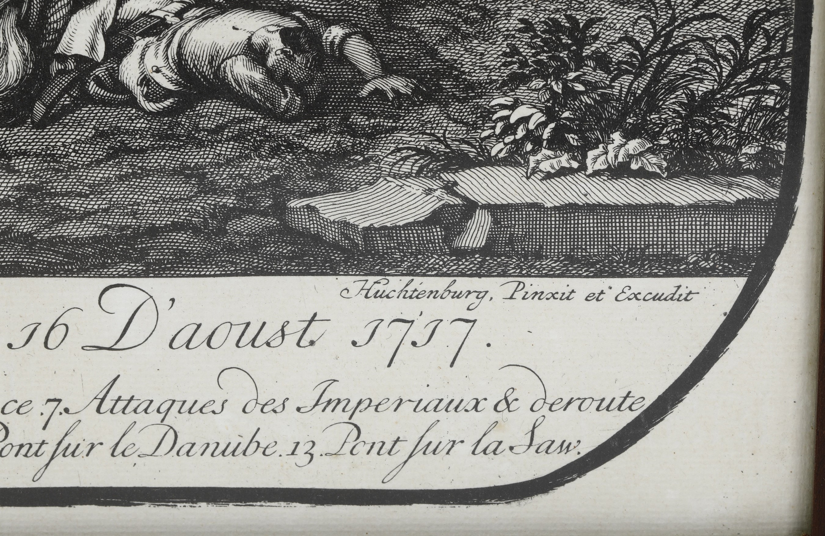 Jan Van Hichtenburg (1647-1733) Vuë Et Representation De la Bataille De Belgrade, Donnée le 16 D'...