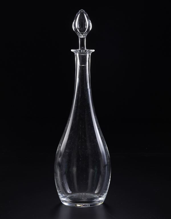 Bottiglia "Dom Perignon". Francia, Manifattura Baccarat, 1960-1980. 