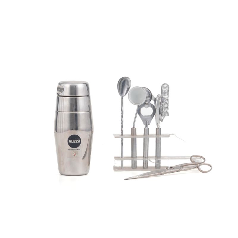 Set da cocktail in acciaio  - Auction Antiques - Cambi Casa d'Aste