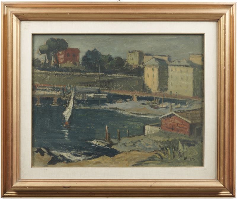 Luigi Bassano : Paesaggio  - olio - Auction Paintings from the 19th-20th centuries - Cambi Casa d'Aste