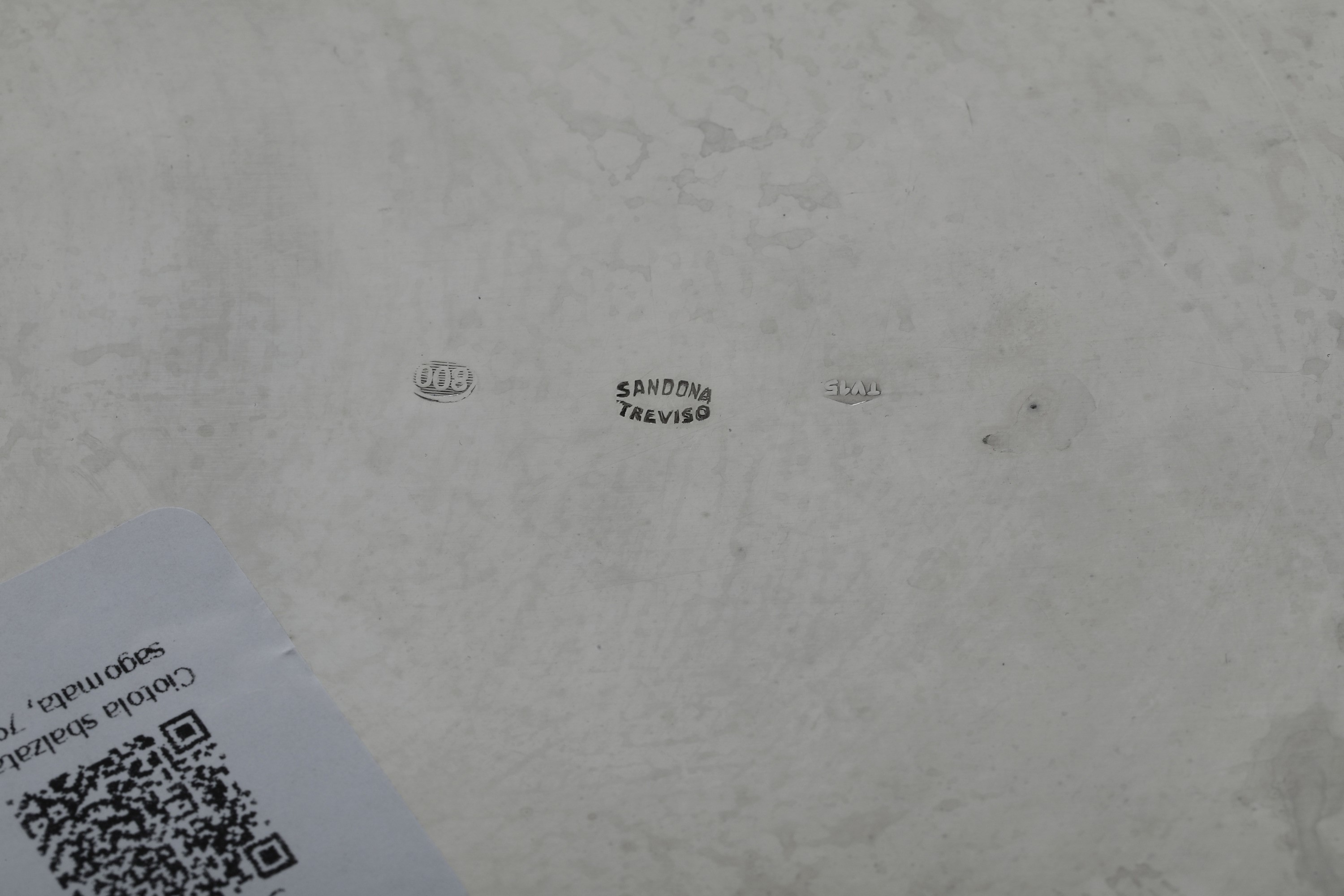 Ciotola. Argenteria Veneta del XX Secolo. Argentiere Ubaldo San Dona, Treviso