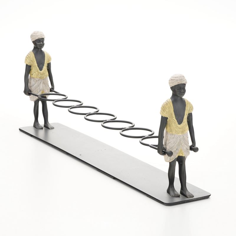 Portabottiglie con mori.  - Auction Antiquariato del XX secolo - Cambi Casa d'Aste