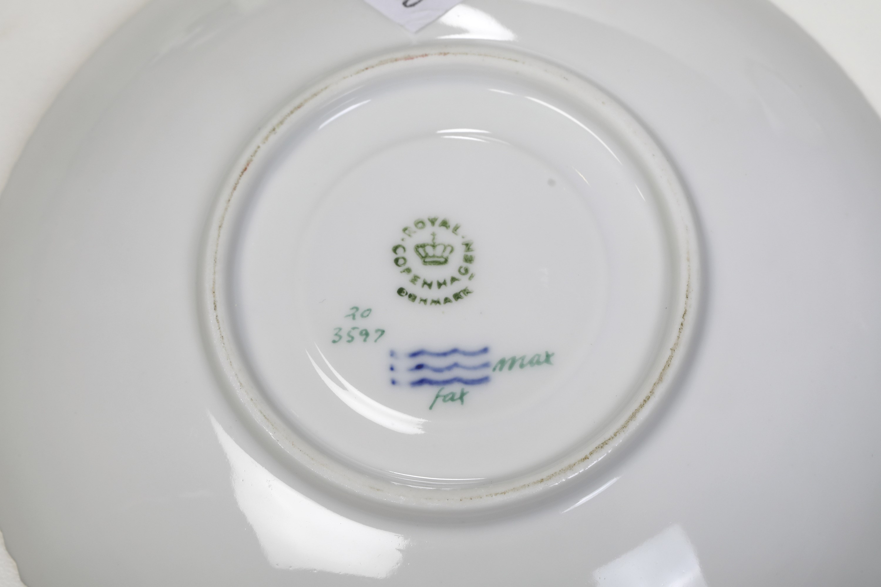 Coppia di Tazze da Caffè dal Servizio Flora Danicadanimarca, Manifattura Royal Copenhagen, 1969-1...