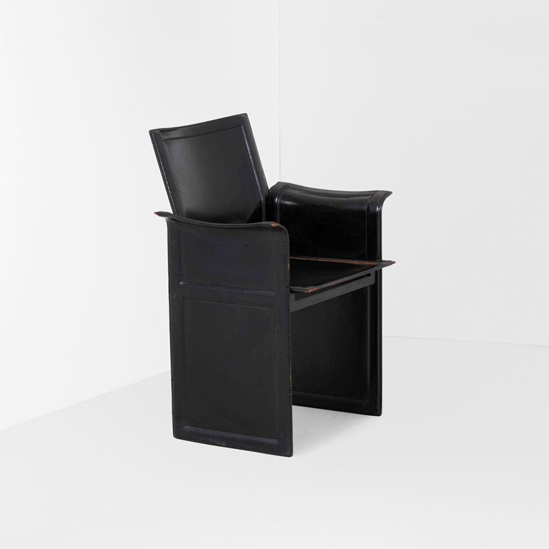 Tito Agnoli : Poltrona mod. Korium  - Asta Arredi del XX secolo - Cambi Casa d'Aste