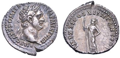 Domiziano, 81-96. Denario, Anno 89. Roma.