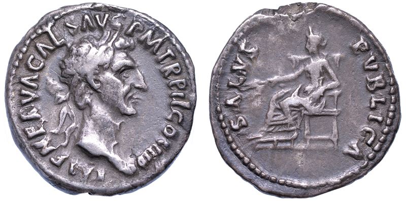NERVA, 96–98. Denario, anno 97. Roma.  - Auction Numismatics - Cambi Casa d'Aste