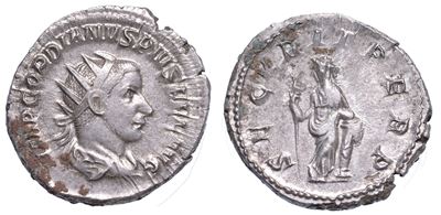 Gordiano III, 238-244. Antoniniano, Anni 243-244. Roma.