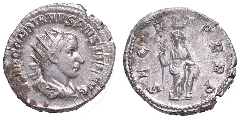 GORDIANO III, 238-244. Antoniniano, anni 243-244. Roma.  - Asta Numismatica - I - Cambi Casa d'Aste
