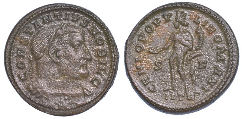 COSTANZO I CLORO, 305-306. Follis, anni 305-306. Treviri.  - Asta Numismatica - Cambi Casa d'Aste