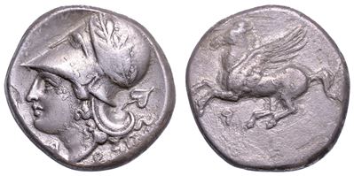 Corinzia - Corinto. Statere, 345-307 a.C.