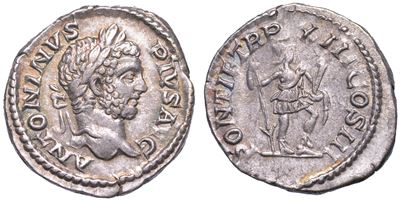 Caracalla, 198-217. Denario, Anni 210-213.