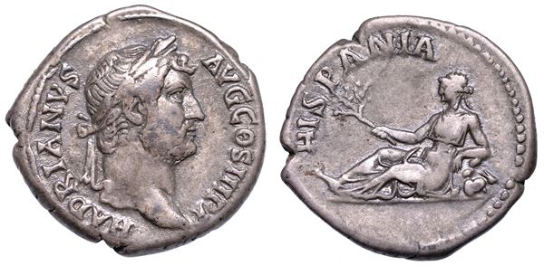 ADRIANO, 117-138. Denario, anni 130-133.