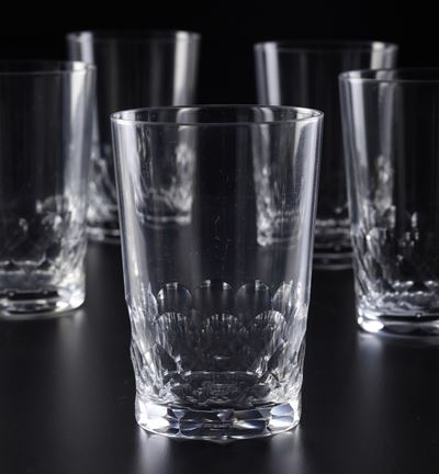 Sette Bicchieri. Francia, Manifattura Baccarat, XX Secolo.