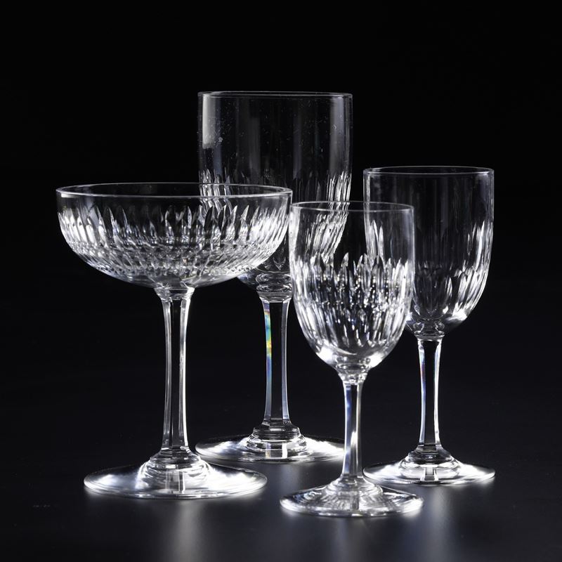 Servizio di calici, XX secolo.  - Auction Tableware and Decor - Cambi Casa d'Aste