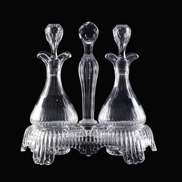 Oliera Francia, Manifattura Baccarat (?), fine del XIX o del XX secolo 