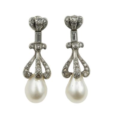 Orecchini con Perle e Diamanti