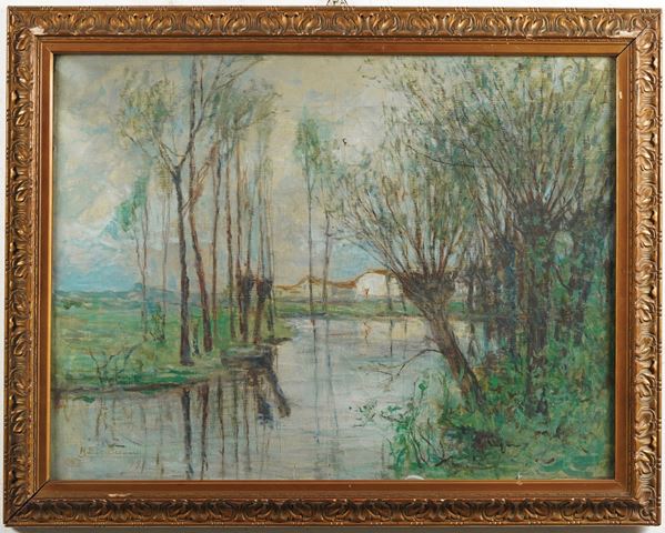 M.D. De Bernardi, 1919 Lungo il fiume