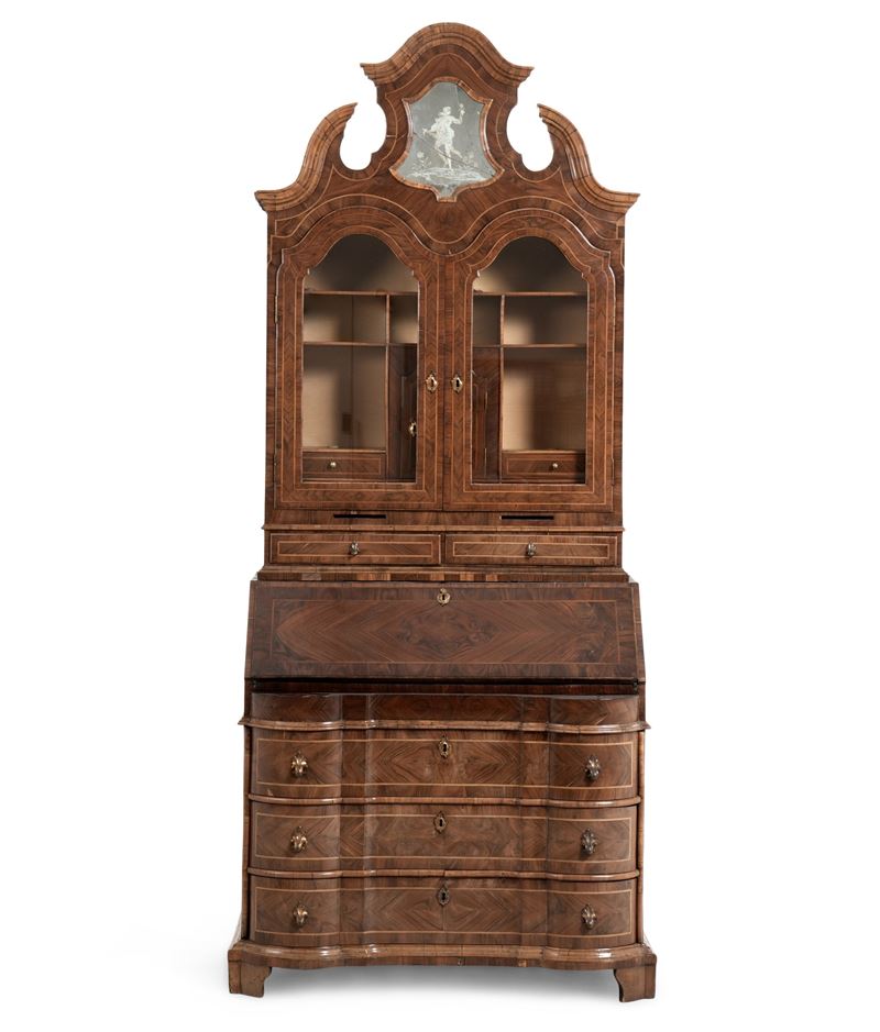 Trumeau lastronato e filettato. Veneto XVIII secolo  - Auction Antique - Cambi Casa d'Aste