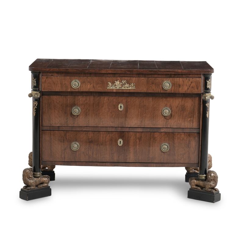 Cassettone Impero. XIX secolo  - Asta Antiquariato - Cambi Casa d'Aste