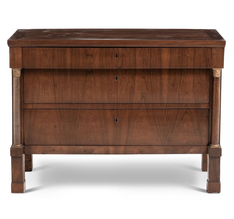 Cassettone lastronato. XIX-XX secolo  - Asta Antiquariato - Cambi Casa d'Aste