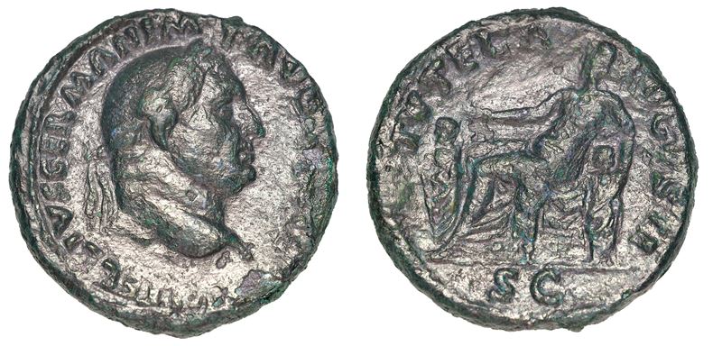VITELLIO, Aprile - Dicembre 69. Asse.  - Auction Numismatics - Cambi Casa d'Aste