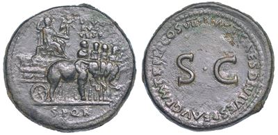 Vespasiano, 69-79. Sesterzio, Anni 80-81 (divo Vespasiano).