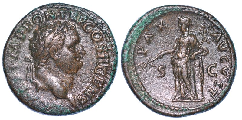TITO (Cesare), 69-79. Asse, anno 73. Roma.  - Auction Numismatics - Cambi Casa d'Aste
