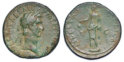 Nerva, 96-98. Sesterzio, Anno 96.