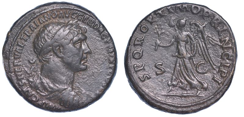 TRAIANO, 98-117. Asse, anni 103-111.  - Auction Numismatics - Cambi Casa d'Aste