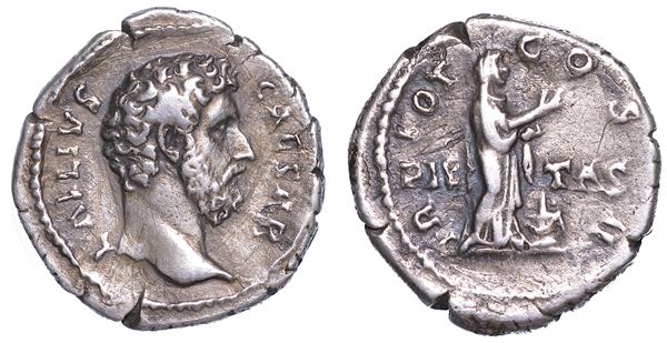 ELIO (Cesare), 136-138. Denario, anno 137.