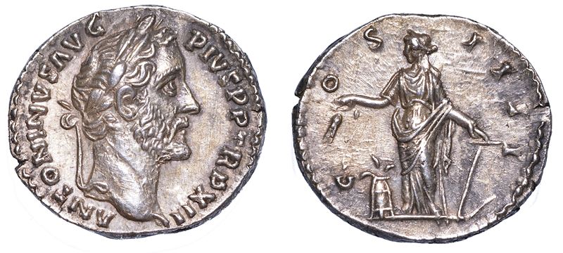 ANTONINO PIO, 138-161. Denario, anni 148-149.  - Auction Numismatics - Cambi Casa d'Aste