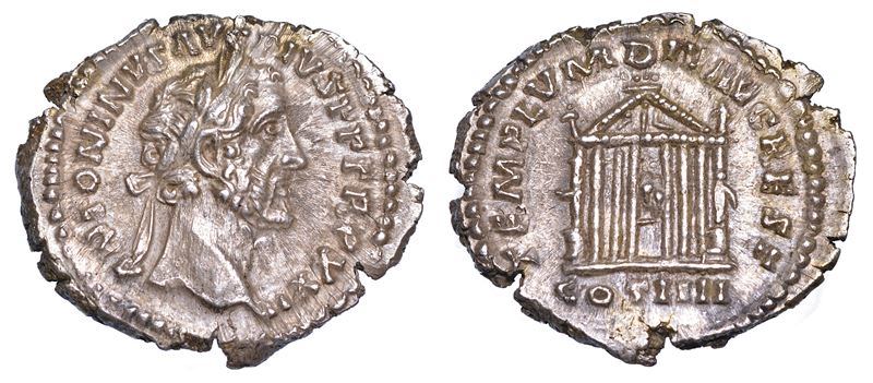 ANTONINO PIO, 138-161. Denario, anni 158-159.  - Auction Numismatics - Cambi Casa d'Aste