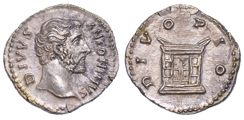 ANTONINO PIO, 138-161. Denario, anno 162. Consacrazione sotto Marco Aurelio e Lucio Vero.  - Asta Numismatica - Cambi Casa d'Aste