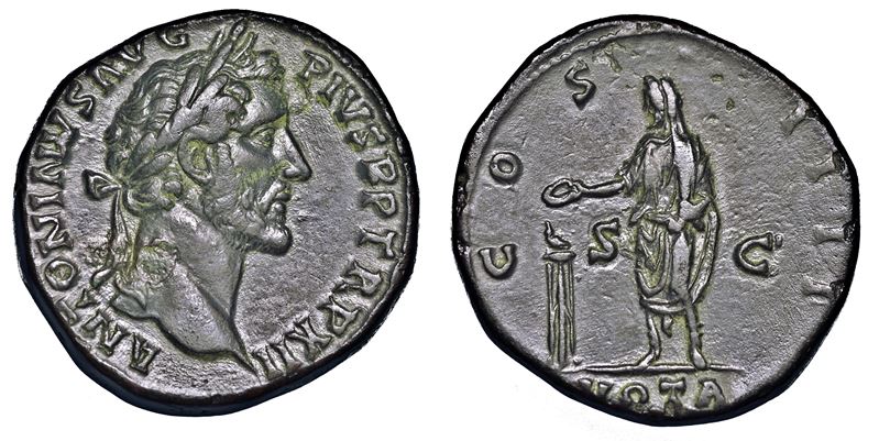 ANTONINO PIO, 138-161. Sesterzio, anni 148-149.  - Asta Numismatica - Cambi Casa d'Aste