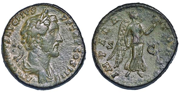 ANTONINO PIO, 138-161. Sesterzio, Roma, anni 143-144.