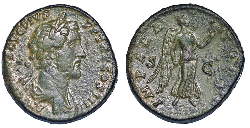 ANTONINO PIO, 138-161. Sesterzio, Roma, anni 143-144.  - Auction Numismatics - Cambi Casa d'Aste
