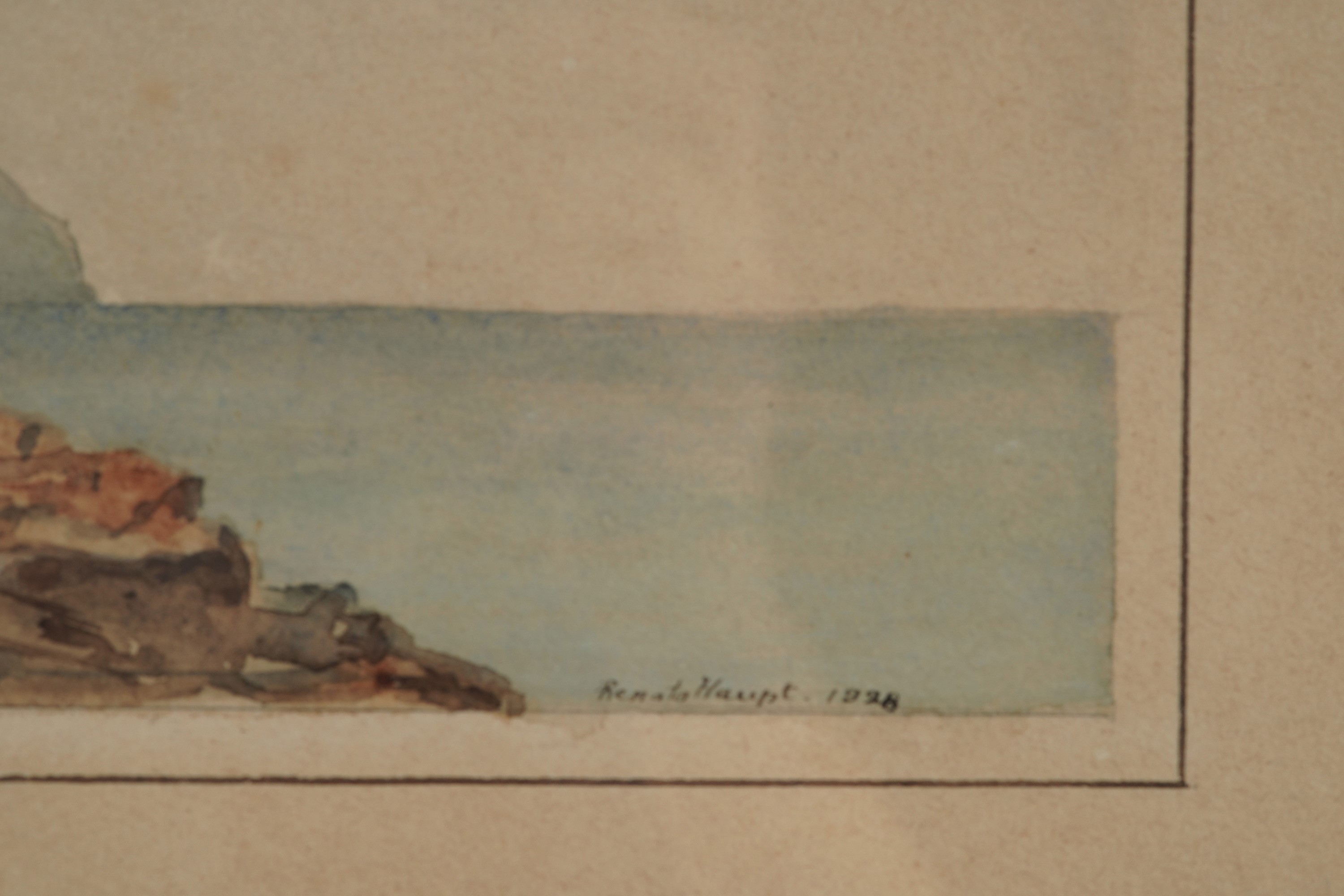 Renato Haupt, 1928 Veduta di Torre Groppallo a Nervi