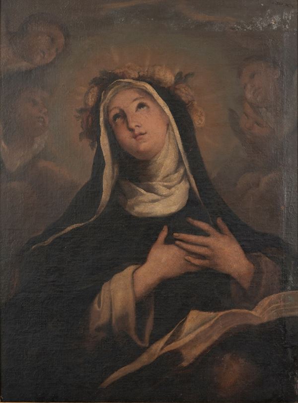 Scuola genovese del XVII secolo Santa Rosa da Lima