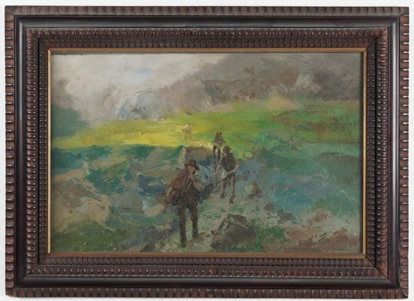 Contadini sulla via del ritorno