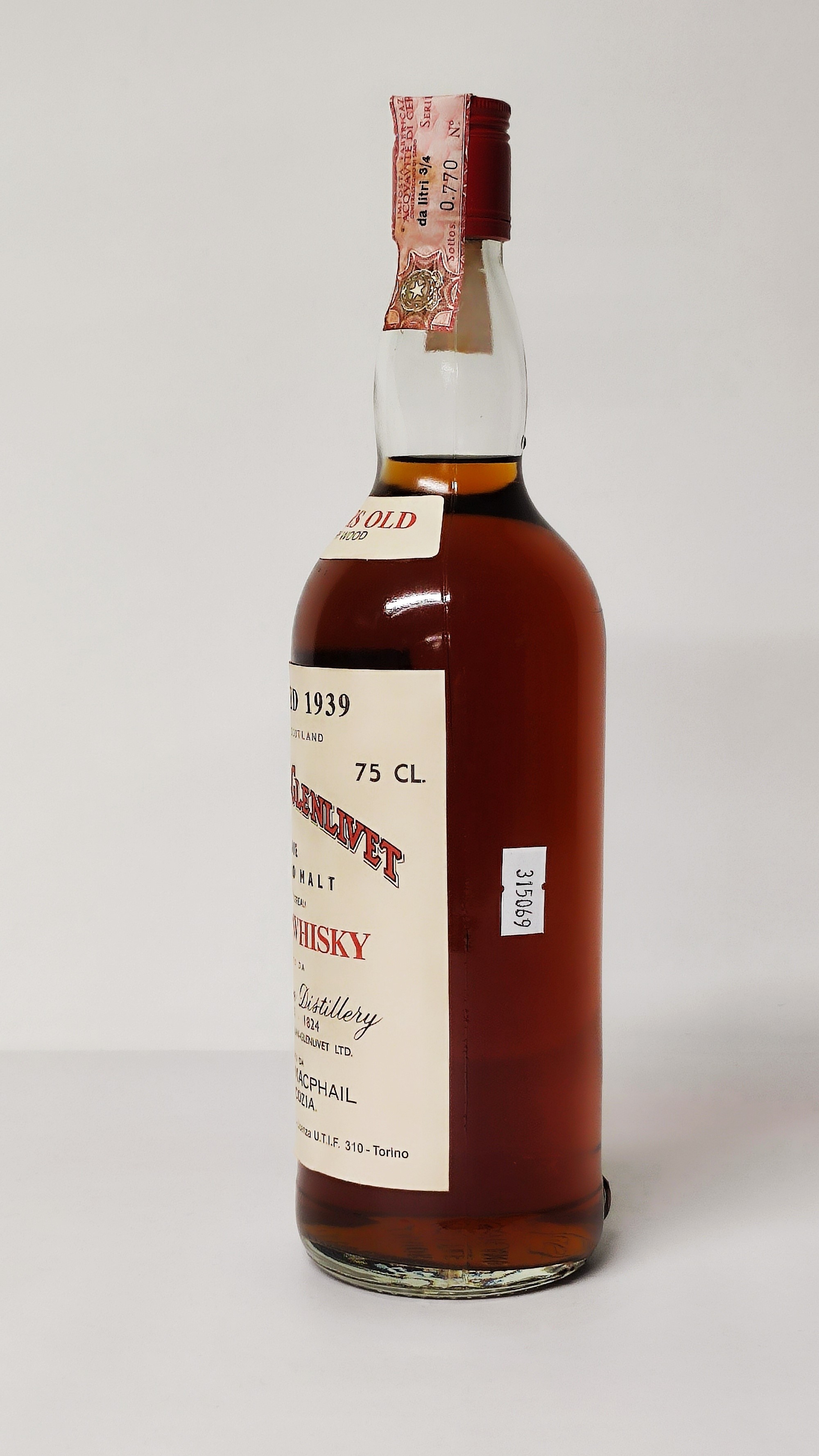 Macallan-glenlivet 37 Years Old 1939, Pure Highland Malt Scotch Whisky