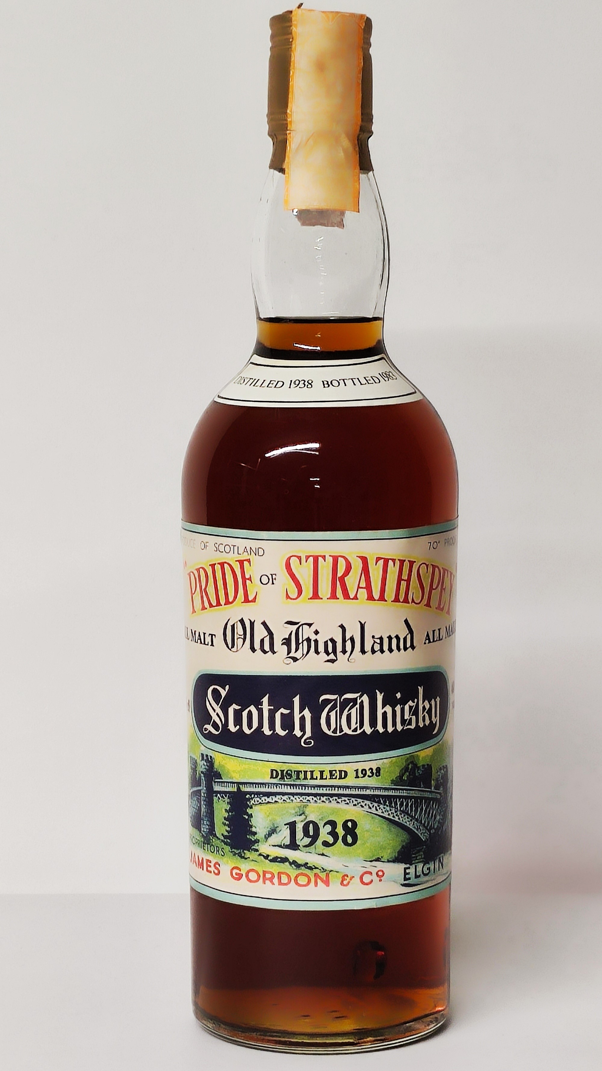 Pride Of Strathspey 1938, Old Higland Malt Whisky