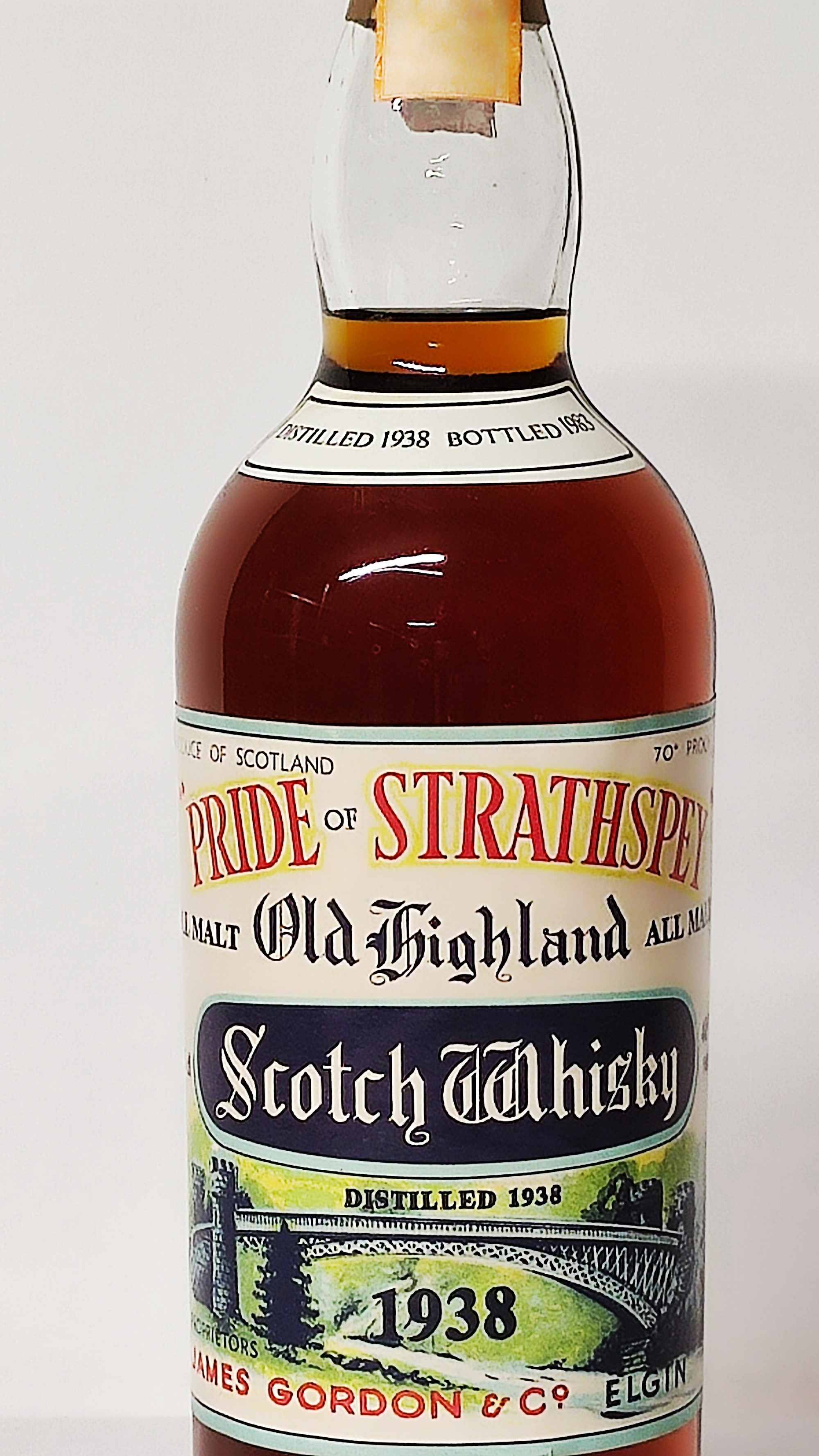 Pride Of Strathspey 1938, Old Higland Malt Whisky