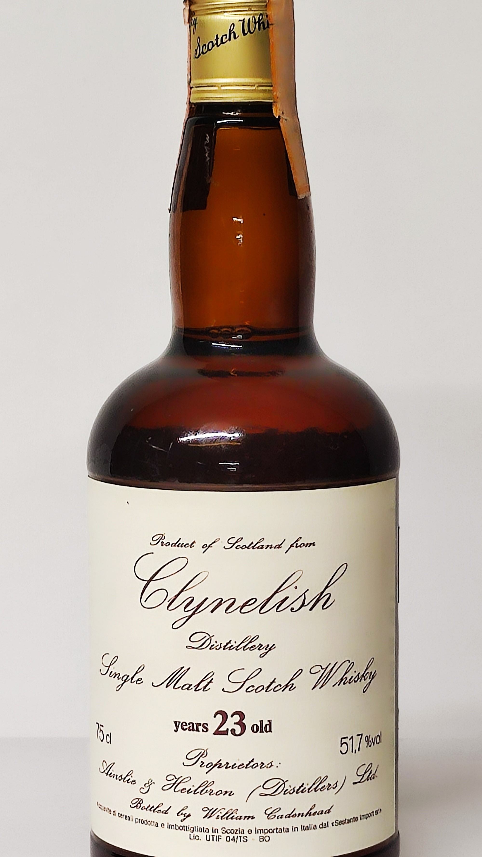 Clynelish 1966 Cadenhead 23 Years Old, Single Malt Scotch Whisky
