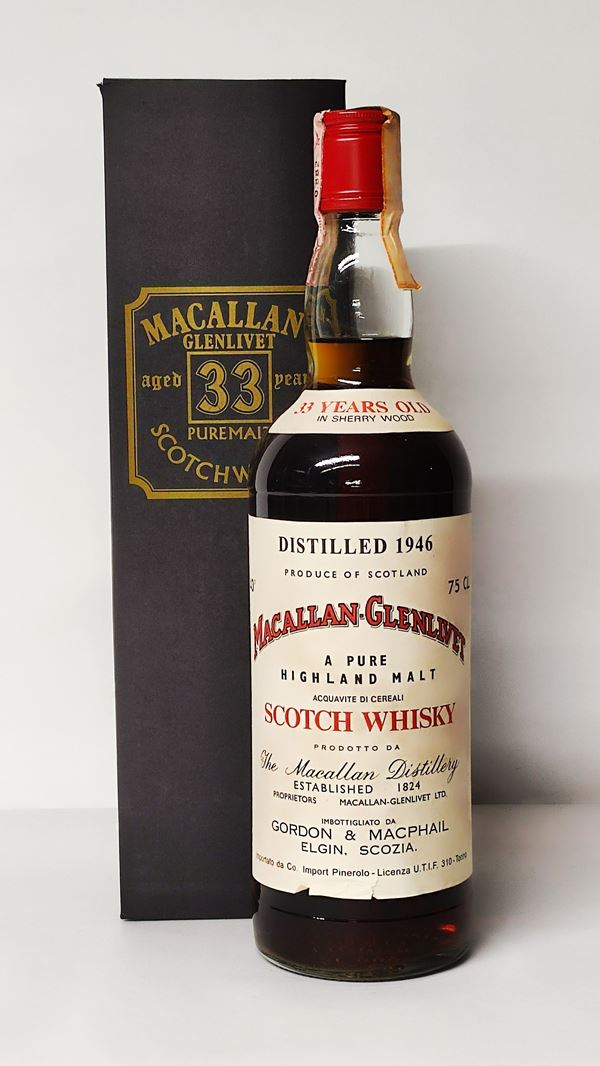 Macallan-Glenlivet 33 Years Old 1946, Pure Highland Malt Scotch Whisky