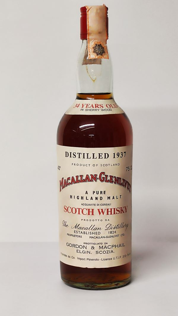 Macallan-Glenlivet 34 Years Old 1937, Pure Highland Malt Scotch Whisky