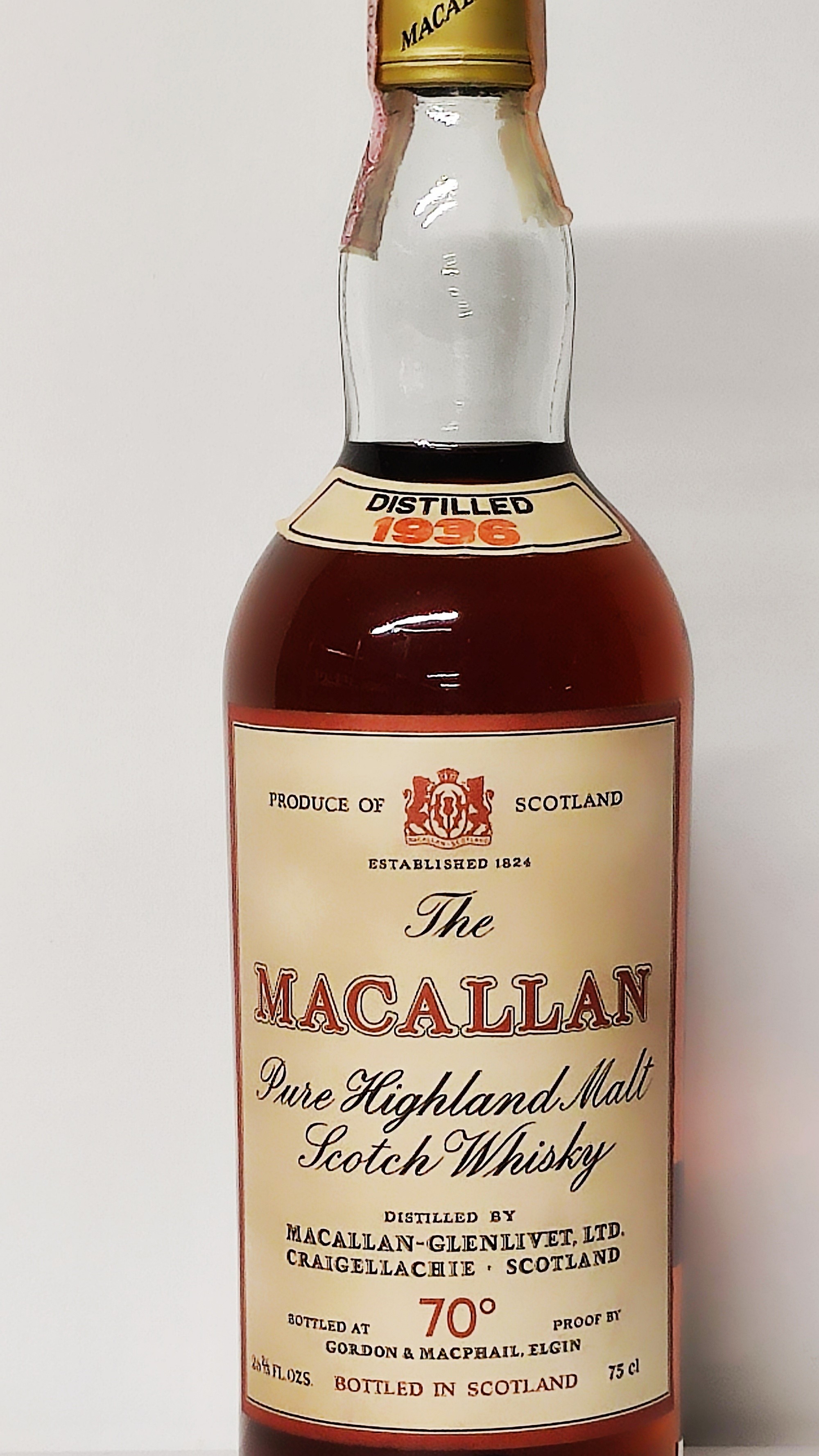 Macallan-glenlivet 1936, Pure Highland Malt Scotch Whisky