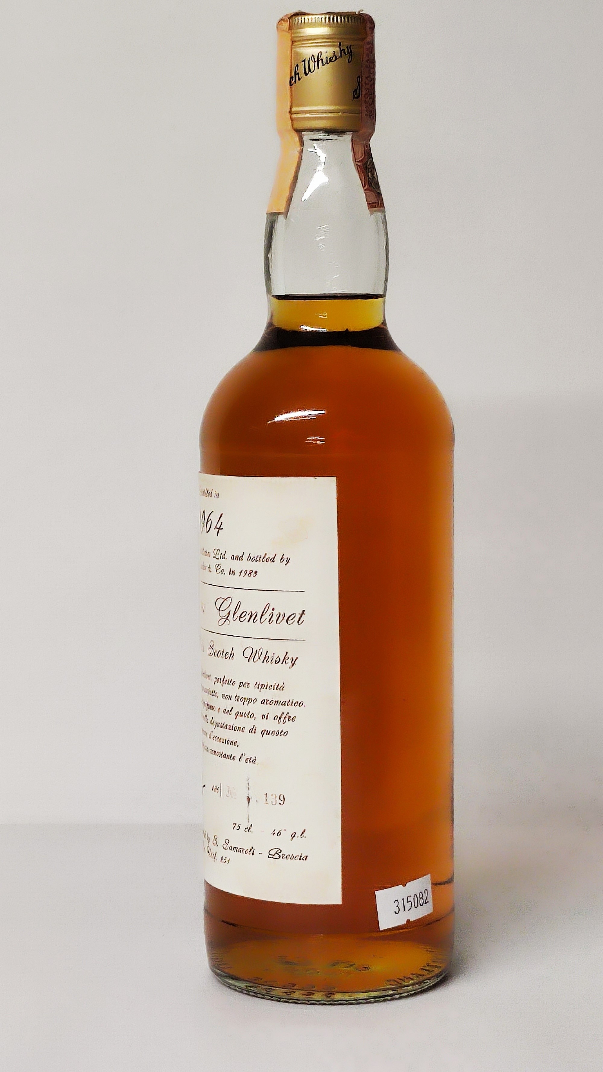 Longmorn-glenlivet Samaroli 1964, Single Malt Scotch Whisky
